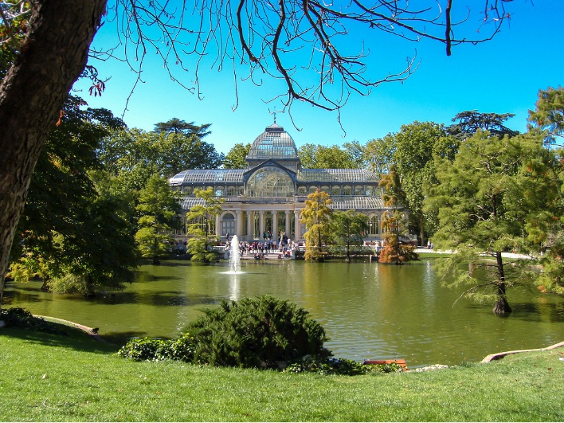 Palacio del Crystal in the Parque del Retiro
